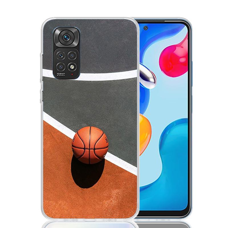 Basketball Basket Play Case Phone Cover for Xiaomi Redmi Note 14 13 12S 12 11S 11 11T 11E 10S 10 Pro Plus 5G Trend Fundas Note 1