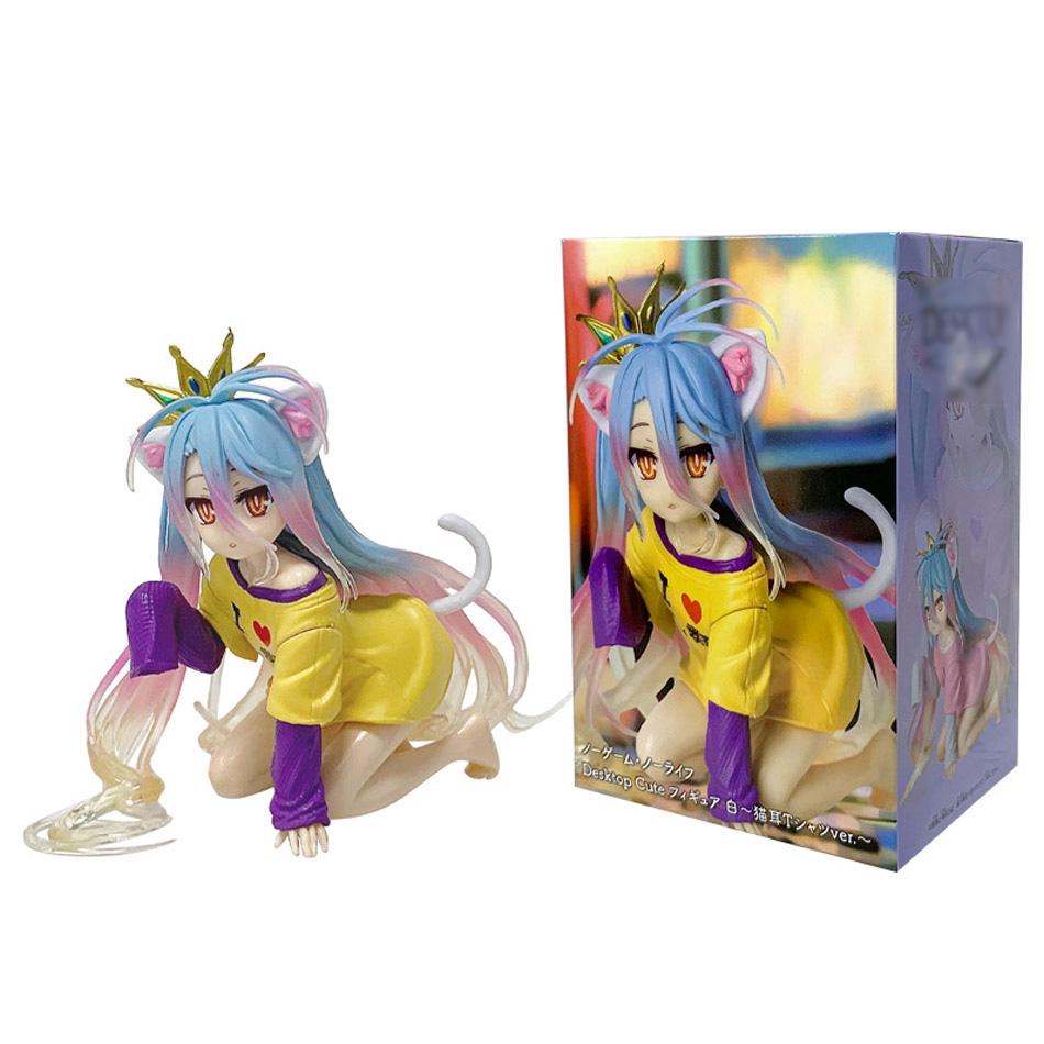 New Style - Anime & Game Character Sister Outfit with Cat Ears, Sexy Collectible Model Toy, Cute Decoration, Fan Collection