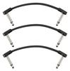 Fender Blockchain 4" Patch Cable 3-Pack AngleAngle [Set of 3 Patch Cables]