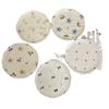 Korean-style InS-style Small Flower-shaped Irregular Hand-molded Ceramic Plates and Pastry Plates