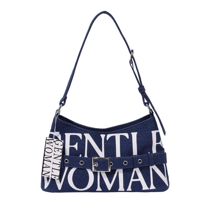 

Gentlewoman Thai Ballet Style Shoulder Bag 2026 New Versatile Retro Pillow Crossbody Purse for Women синий