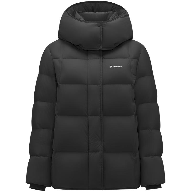 Tanboer Women's Short Detachable Hood Down Jacket TB5530358Z