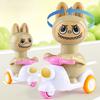 Cute  Cartoon Press Motorcycle Inertial Rebound Toy Car