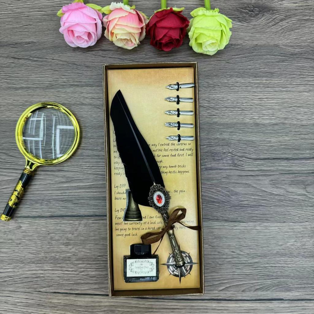 Retro Quill Business Gifts, Graduation Season, Dipping Pen, Pen, Friendship Birthday Gift