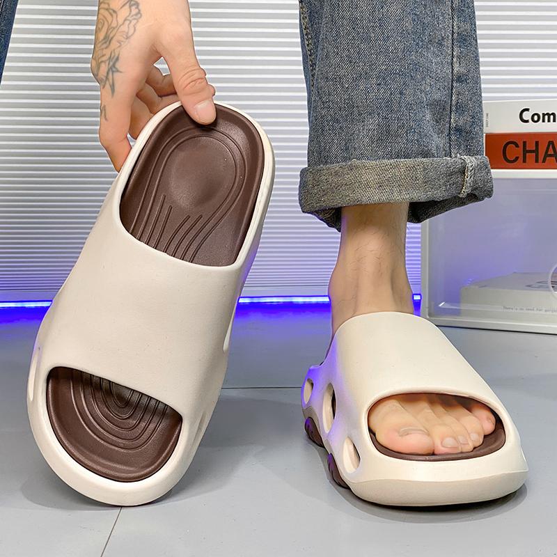 Mode Heiß EVA Sommer Herren Sandalen Dicke Sohle Einfacher Slipper Lässig Indoor Outdoor Herren Sandale Mode Beliebt Rutschfest Strand Sport