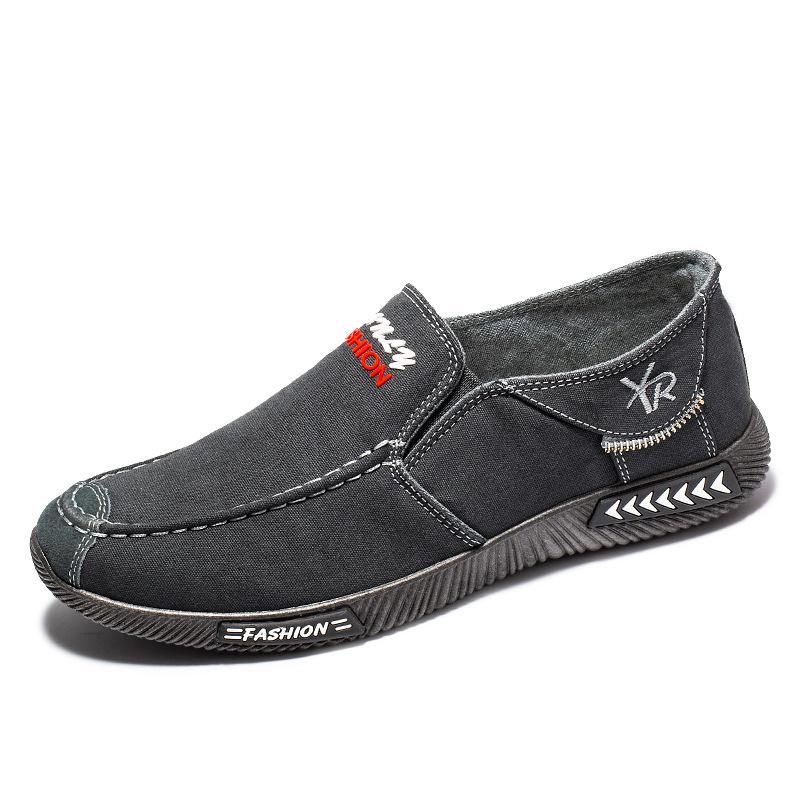 Summer New Old Beijing Cloth Shoes Men's Middle-aged Dad Shoes Casual Shoes Soft Sole Breathable One Pedal Lazy Shoes