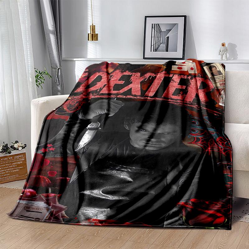 Dexter Flannel Blanket Soft Warm All-Season Throw, Design for Camping, Car Travel, Hiking Sofa, Bed, Office Perfect Gift for Parties