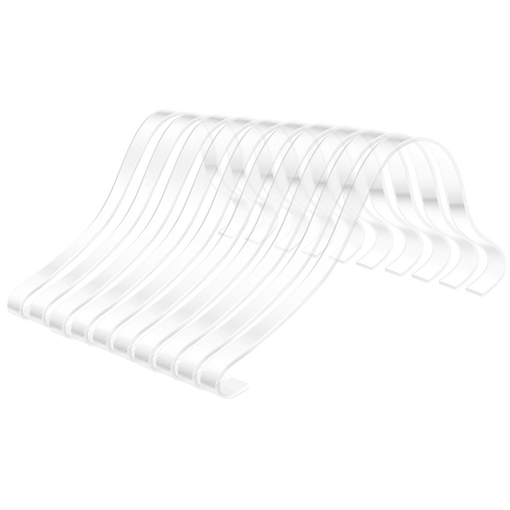 10 Pcs Shoe Acrylic Racks Woman House Slippers for Men Heels Plastic Shoes Support