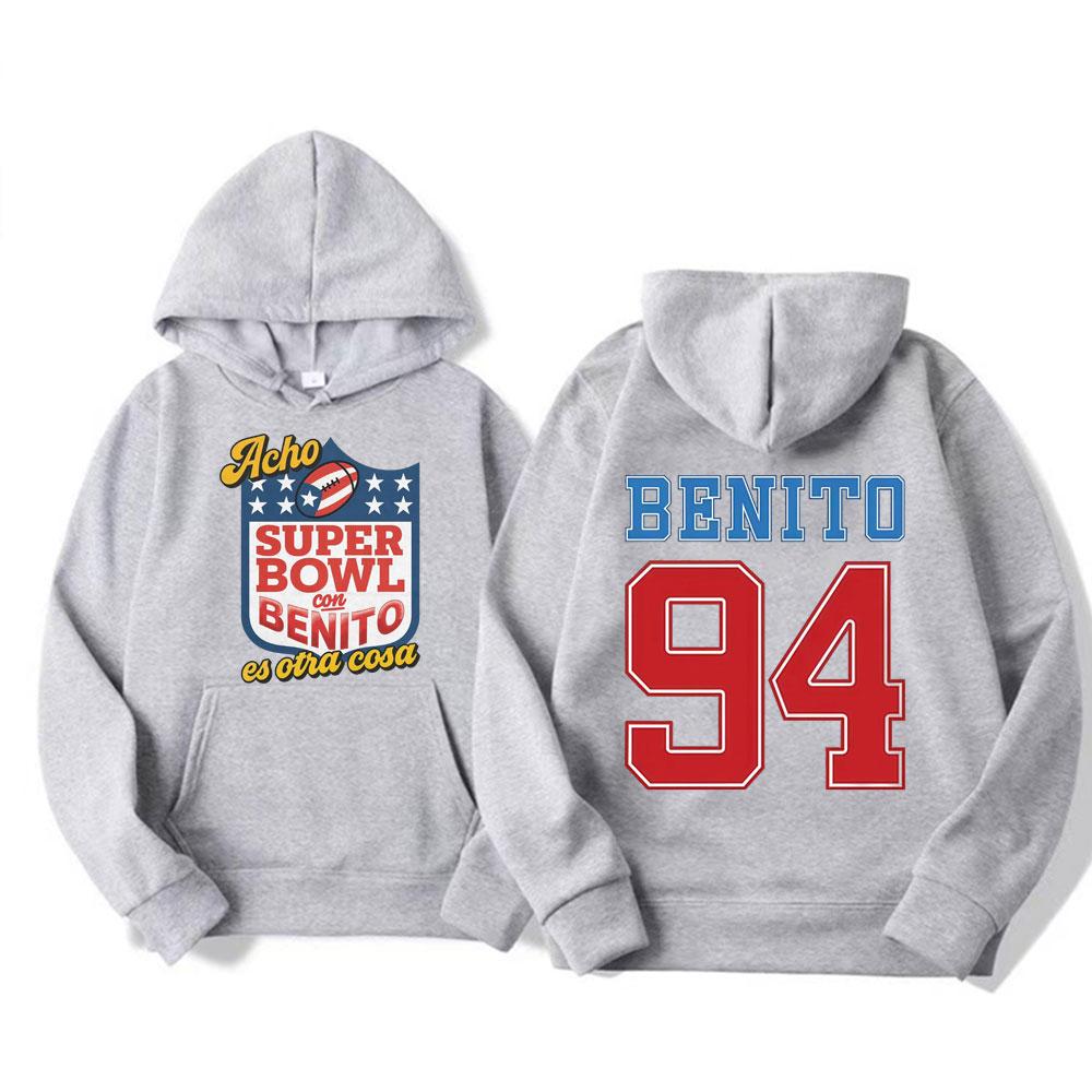 Benito Bowl Polčas 94 Fotbal Portoriko Boricua Měl bych pořídit Více Fotografií Mikiny Muži Ženy Móda Oversized Mikiny s Kapucí
