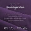 Women's High-Waist Fitness Set: Sports Bra with Pads, Beautiful Back Design, and Three-Point Peach Lift Shorts for Yoga and Pilates.