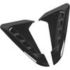 Pair Side Vent Trim Left Right Car Mudguard Side Vent Cover Sticker Decor for X3 G01 X4 G02 M Sport Carbon Fiber TrimMarker Cover TrimSide Mudguard