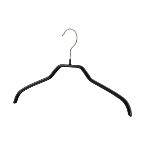 MAWA Women's No-Slip Hangers, 36cm, Set of 10, MA3240-10, Black, 10-Year Warranty