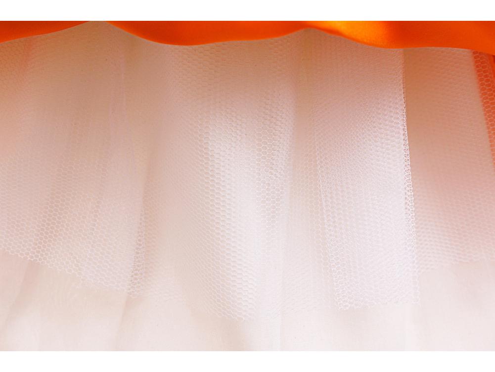 Exclusive Halloween Witch Tutu Set: Pumpkin Mesh Skirt with Headband & Hat