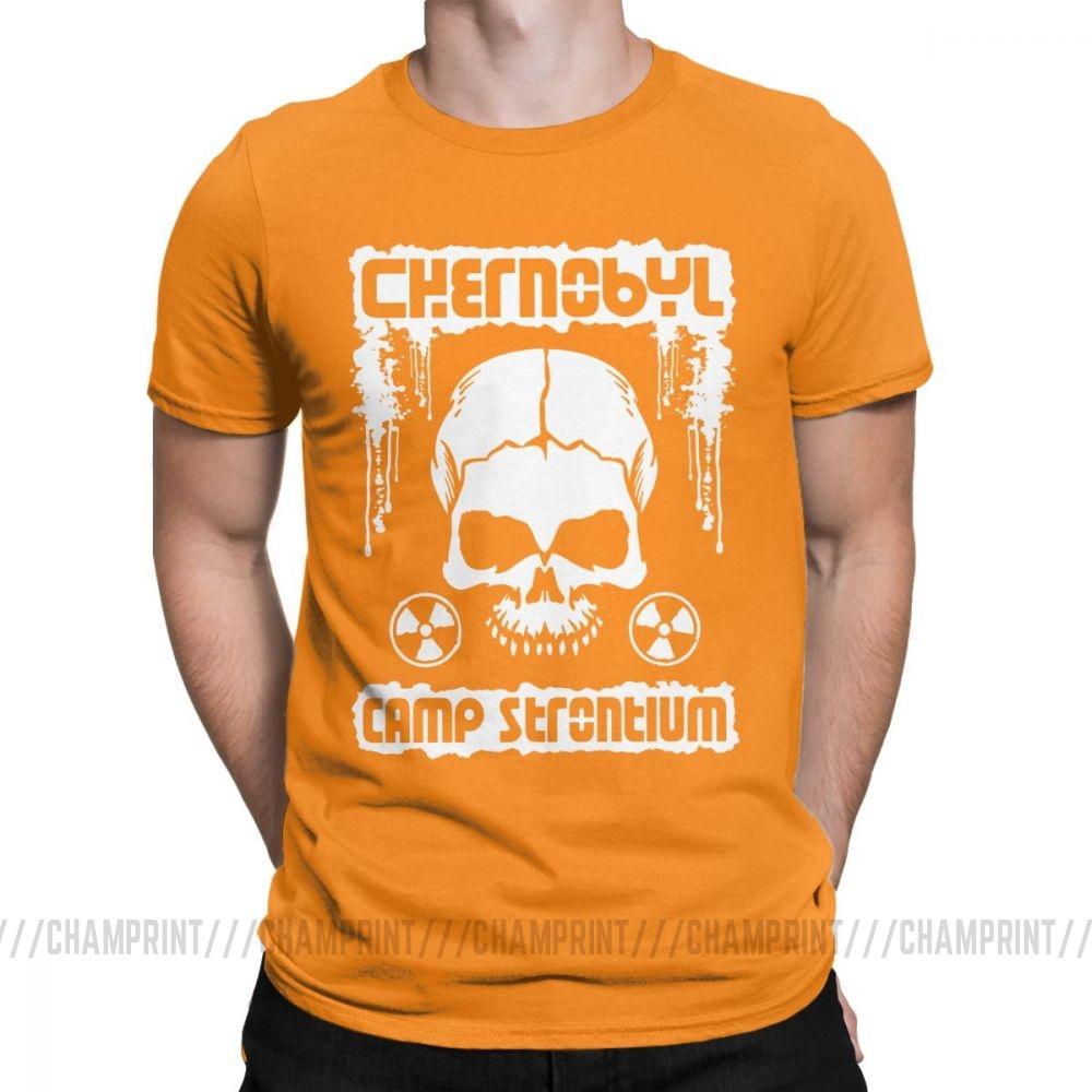 Nuclear Chernobyl Exclusion Zone Men T Shirt Ivankiv Raion Kiev Oblast Clothes Ukraine Disaster Tees New Design TShirts