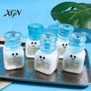 Stress Massage Ball Mini Water Dispenser Slow-Rising Squeeze Toy Soft TPR Fidget for Relief Cute Muddy Texture Decompression Gadget Kids Adults