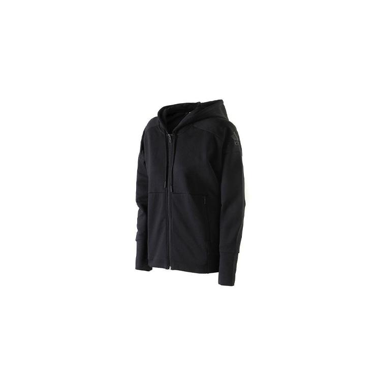 Куртки Adidas Женские Черные С Капюшоном Умеренные Другие CG1013 XXS
