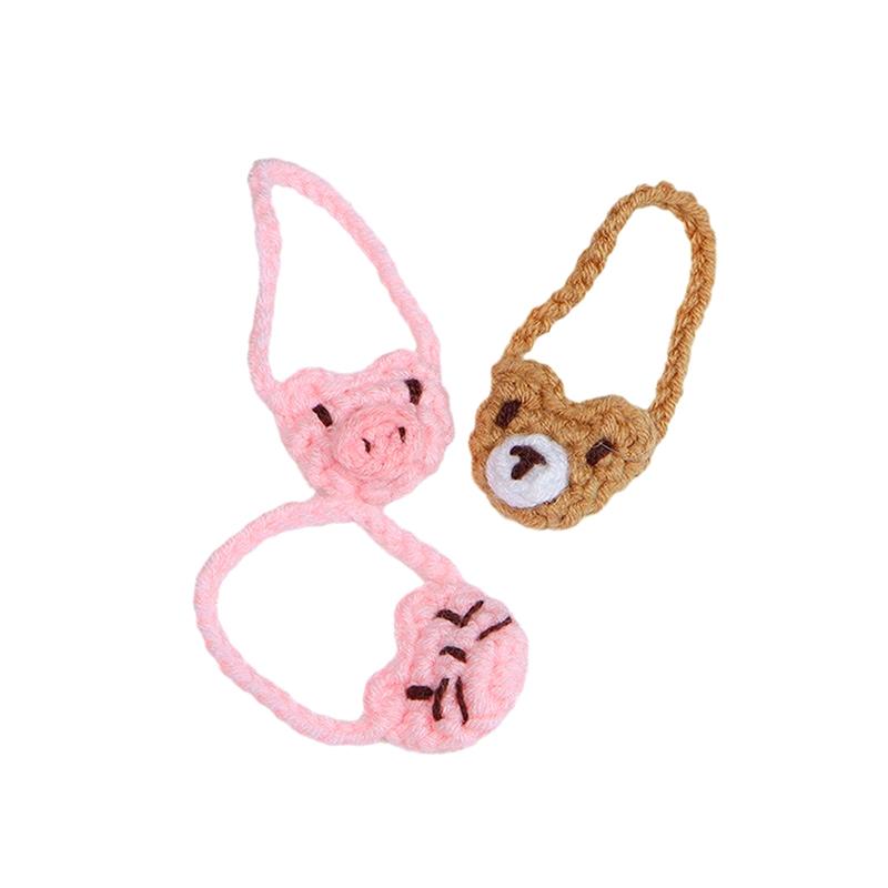 Cartoon Animal Plush Doll Bags Handbag Miniature Bag For 20Cm Doll Clothes Accessories Changing Dressing Game Kids Toys