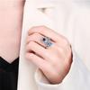 2024 Fashion Beads Anxiety Ring Fidget Spinner Rings Korea Crystal Butterfly Flower Star Moon Ring Anti Stress Jewelry Gift