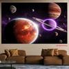 2D plane 1 piece of fantastical interstellar deep-space journey suitable for party decoration and outdoor celebrations