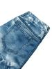 Retro Floral Wide-Leg Jeans for Women - Summer Mid-Waist Straight-Leg Design N021
