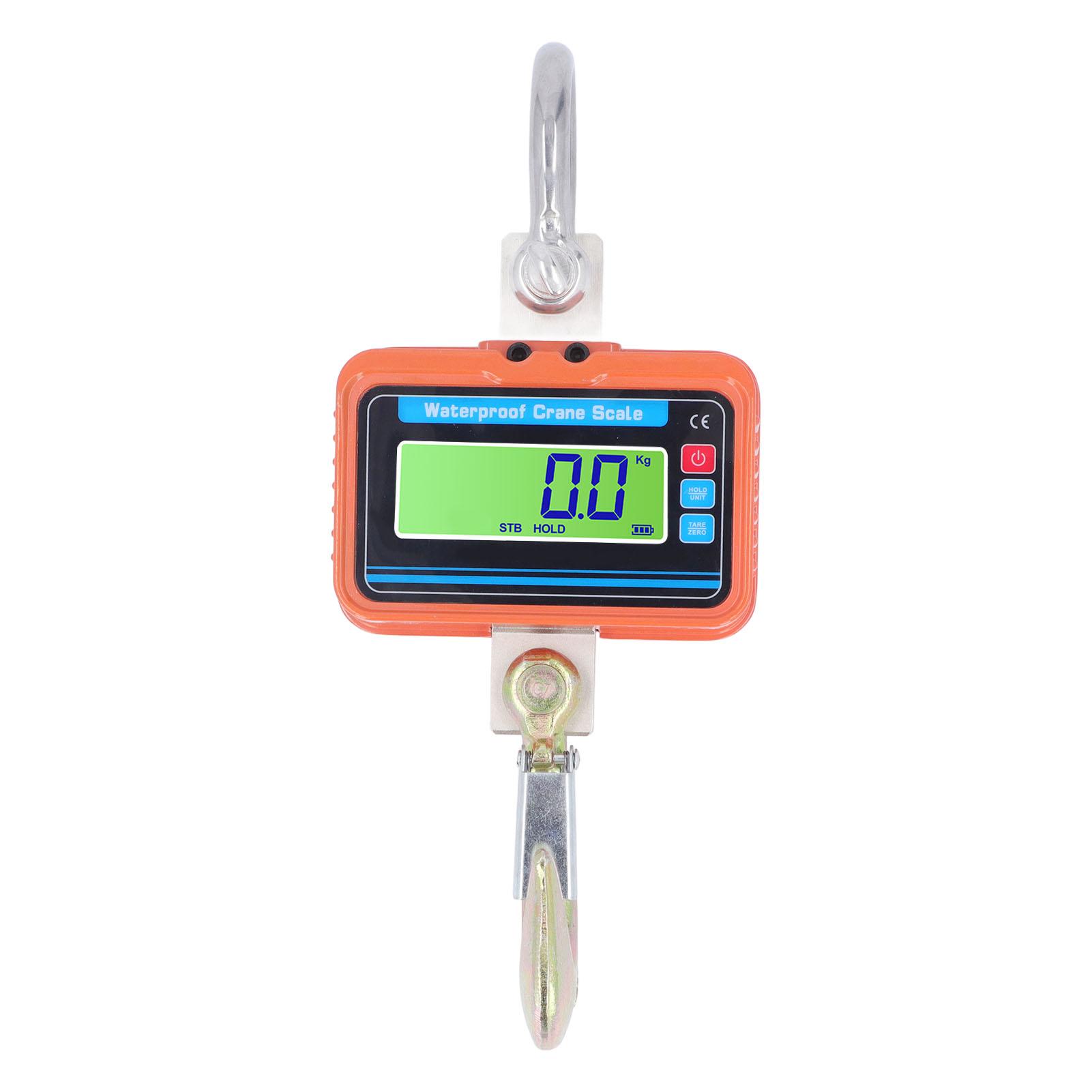 

Crane Scale 6600lb 3000kg High Accuracy Digital LCD Display Industrial Heavy Duty with Remote Control