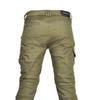 Pánské motorkářské džíny: Cargo kalhoty s mnoha kapsami, Čtyřsezónní strečové, Zip, Ochrana proti pádu pro jízdu v terénu, Retro jezdecké kalhoty