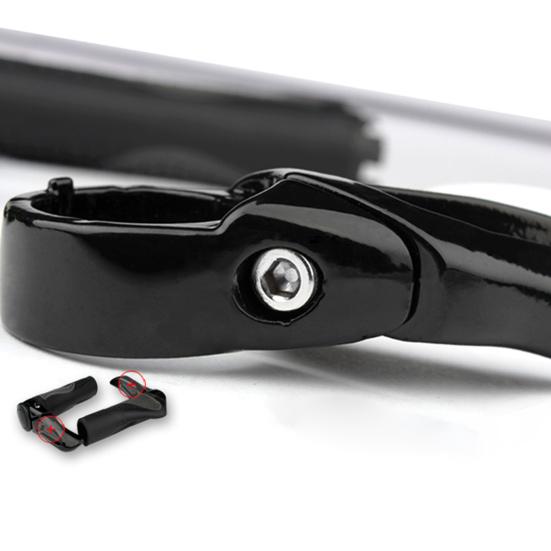 1 Pair Anti-slip Handlebar Grips Horn Design Lightweight Shock-Absorbing Handlebar Sleeves for Cycling