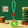 Christmas Plush Keychain Christmas Tree Deco Plush Keychains Backpack Christmas Party Gift Items Souvenirs Santa Claus Reindeer Xmas