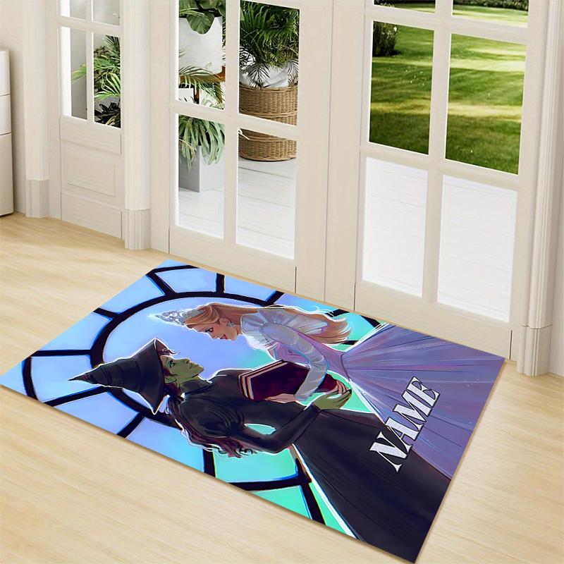 Custom Name Magic City Carpet Rug Customizable Soft Washable Anti-Slip Home Living Room Sofa Mats Personalized Rug. 0909329