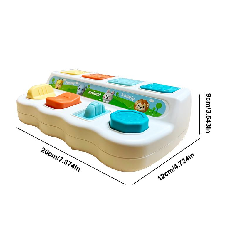 Button Learning-Focused Toys For 18 Month Infant Baby Pop Up Toy Montesorri Fine Motor Ability Coaching Press