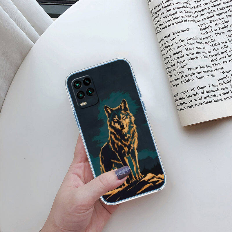 MH148 Animal Wolf Phone Case for Motorola Edge 20 30 S30 40 50 Fusion Lite Plus Pro Neo Ultra One Power Action Macro Hyper Vision Zoom