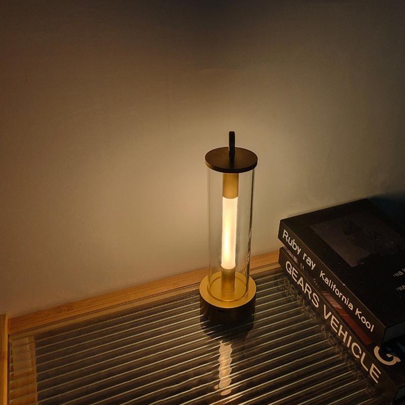 Rechargeable Cross Table Lamp 2000mAH Desktop Night Light Touch Atmosphere Light USB Camping Light Outdoor Home