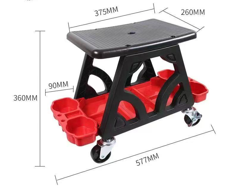 Two-Step Car Wash & Beauty Stool - High/Low Footstool, Thick Plastic, Multi-Purpose Ladder for Home