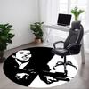 1 Stück Scarface Büro Rundteppich, Rutschfest, Weich und Langlebig, Büroteppich für Innendekoration, Perfekt für Büro, Schöne Dekoration
