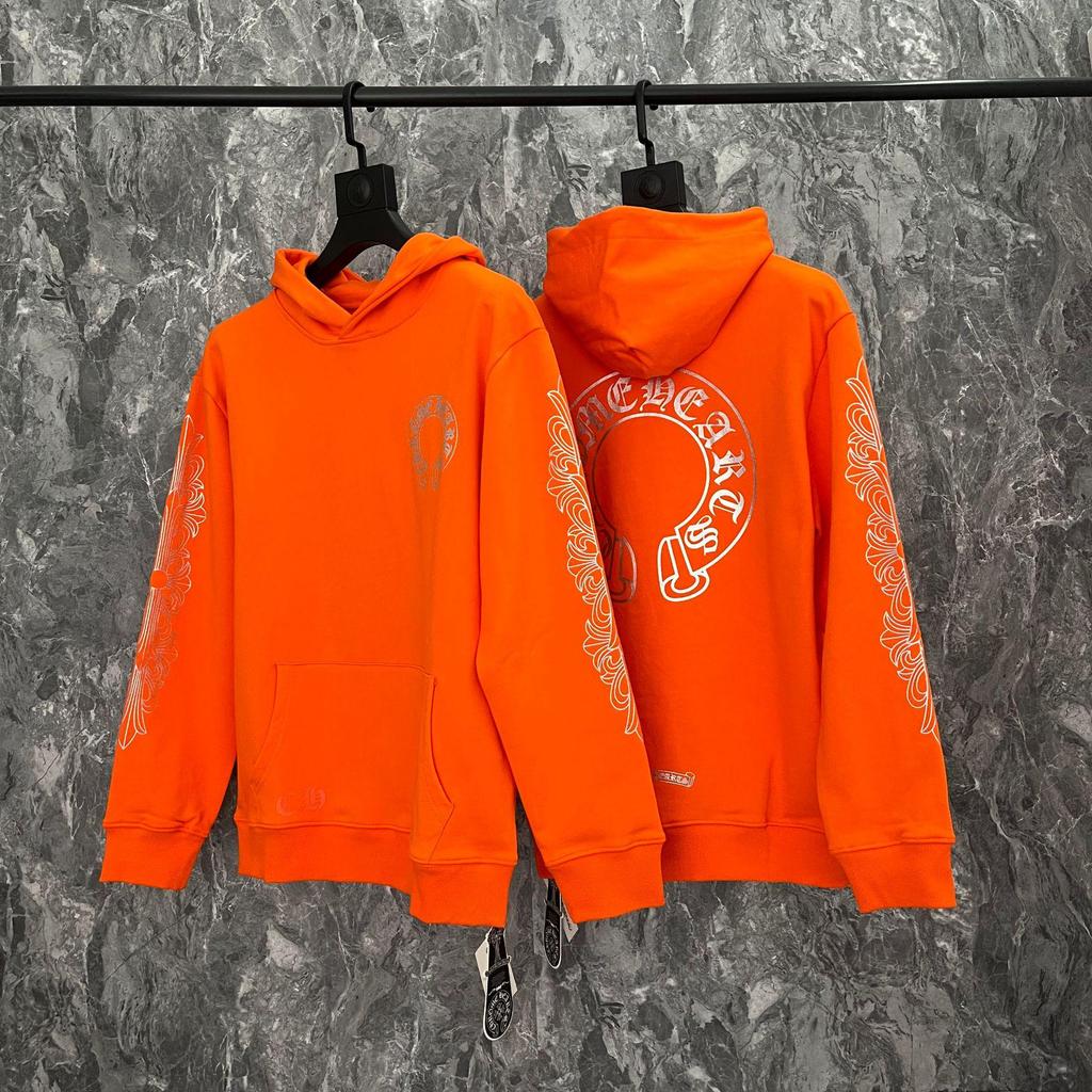 New Chrome Hearts Sanskrit Cross Cropped Hoodie