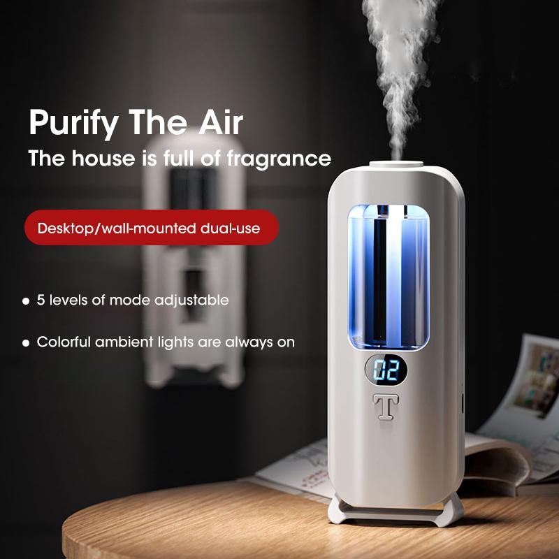 Portable Air Humidifier Aromatherapy Diffuser for Vehicle Mounted USB Fragrance Spray Machine Desktop Odor Removal