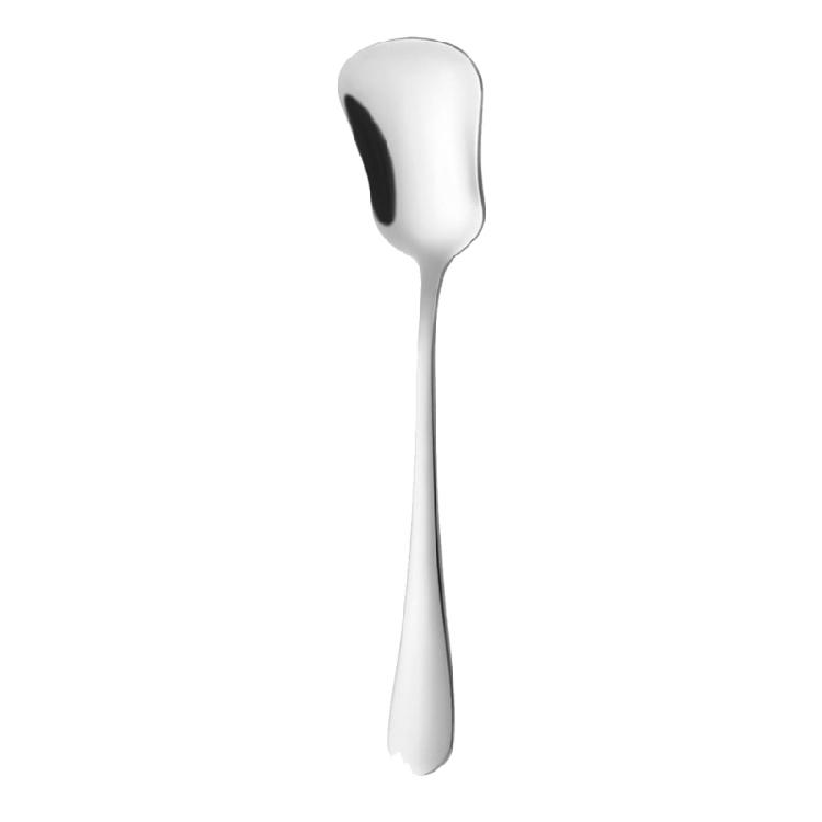 Multipurpose Stainless Steel Dessert Spoon In Unique Gourd Design Small Shovel Spoon Suitable For Ice Cream And Coffee серебряный