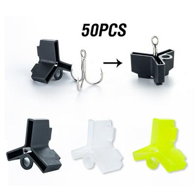 150pcs Treble Hooks Bonnets Protective Sleeves Hook Safety Holder Fishing Hook Protector Covers Fishing Tackle Accessory