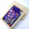 Career luck in a paulownia wood Blessed and purified at a charm, purple, box. shrine.