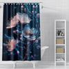 Plum Blossom Flowers Home Shower Curtains For Bathroom Waterproof Fabric Modern Nordic Style Bathroom Curtains