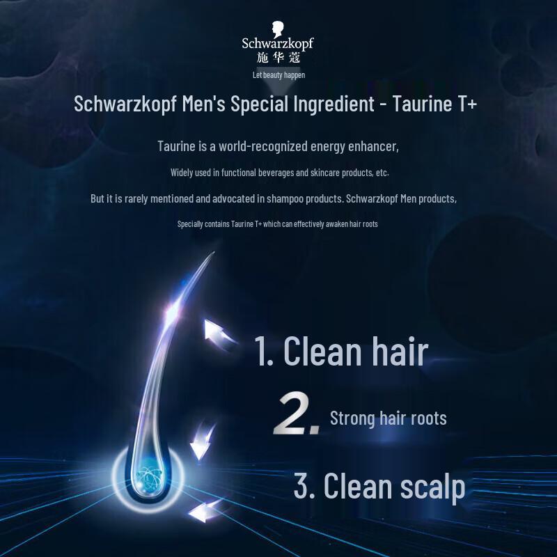 Schwarzkopf Men's Oil Control Anti-Dandruff Shampoo