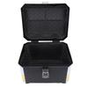 Motorcycle Top Case 45L Large Capacity Stainless Steel Motorcycle Trunk Waterproofing Detachable Luggage Storage Case