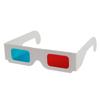 10pcs Universal Anaglyph Cardboard Paper Red Blue Cyan 3D Glasses For Movie EF