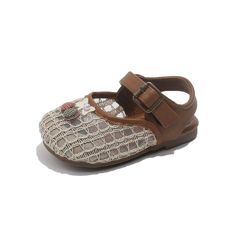 

Girls Shoes - Breathable New Style Soft-soled Summer Sandals 22 кофейный