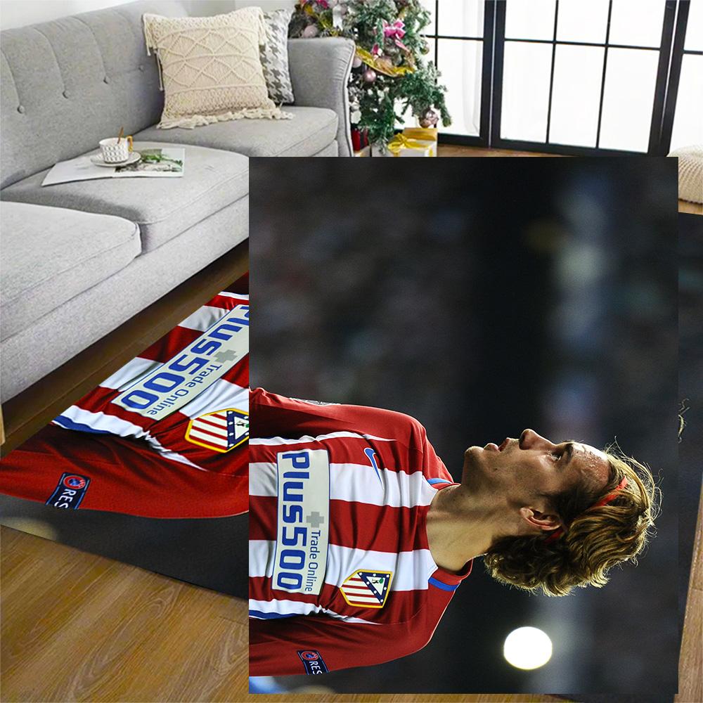 Atletico Madrid Player Carpet Suitable for Decorate room Dining Room Dormitory Game Room Antislip Carpet Office home decor