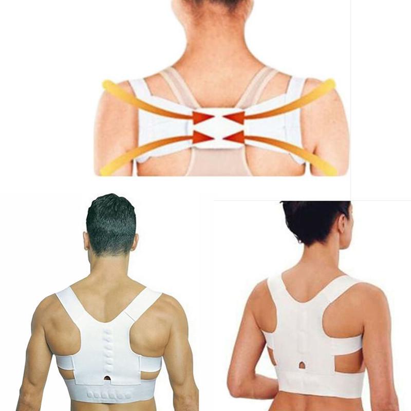 

Unisex Горбун овсянка пояса регулируемый назад Корректор Lumbar плечо поддержки пояса скобки