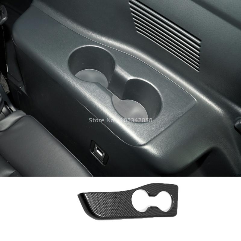 For Toyota Highlander 2015- Car Carbon Fiber Color Interior Decoration Cover window lift swtich gear shift panle Accessories