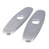 2PCS Hole Cover Deck Plate Pull Down Faucet Plate Stainless Steel Easy Maintenance Anti Leakage for Kitchen Sink