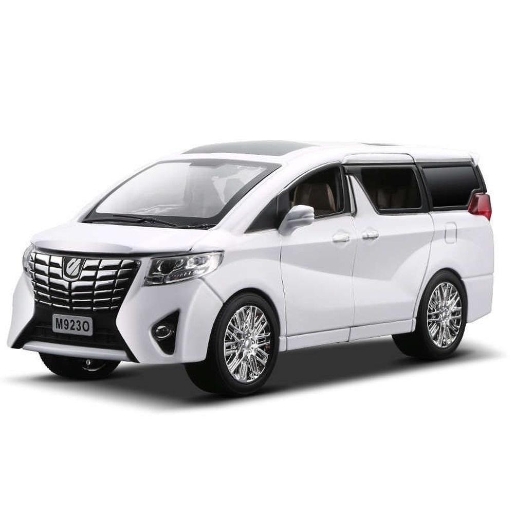 KLT 1:24 Toyota Alphard 20cm Diecast Alloy Car Model Kids Toys