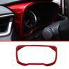 Glossy Red Dashboard Instrument Frame Cover For Toyota Corolla Cross 2022-2024